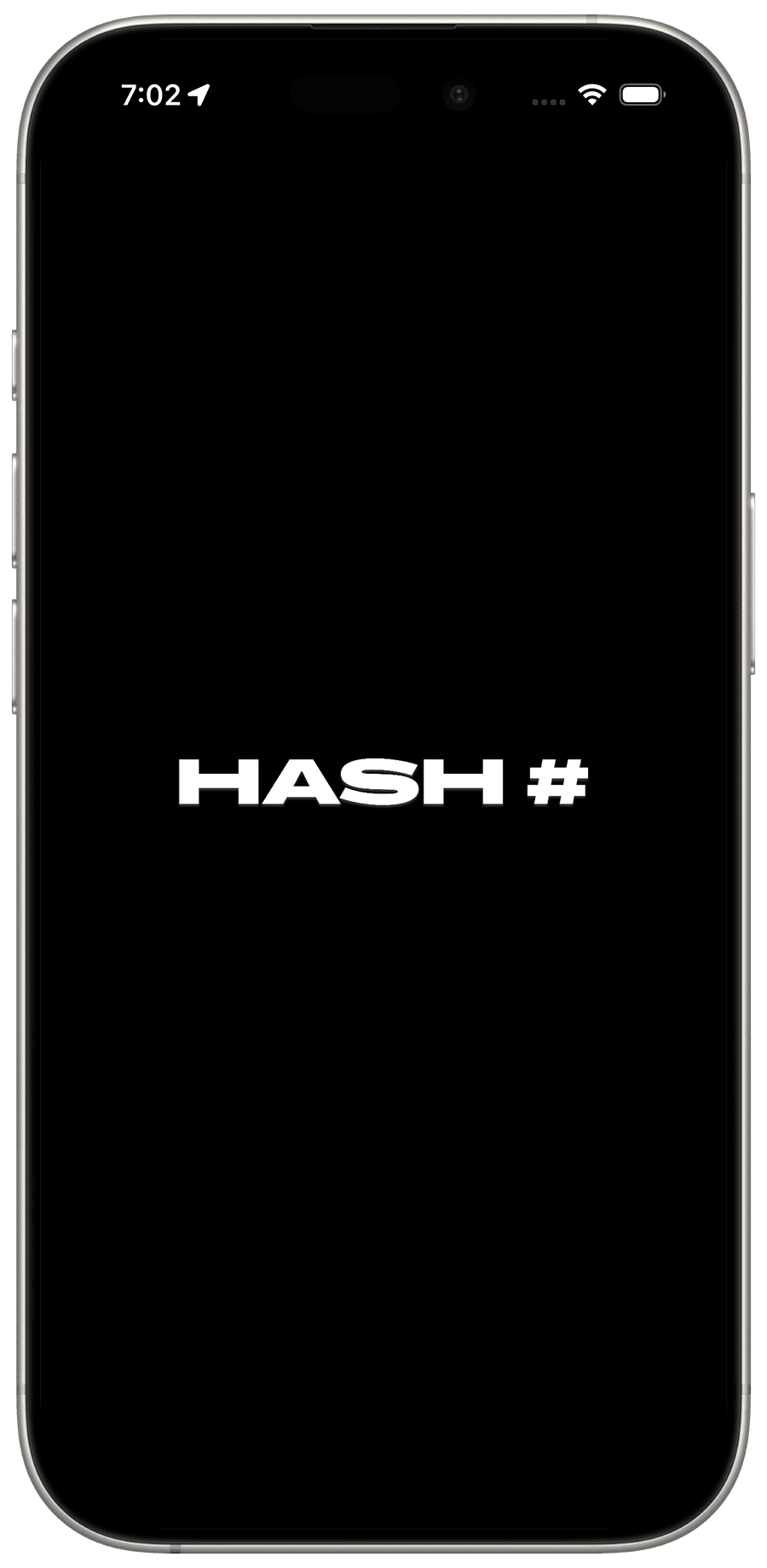Hash# App Mockup